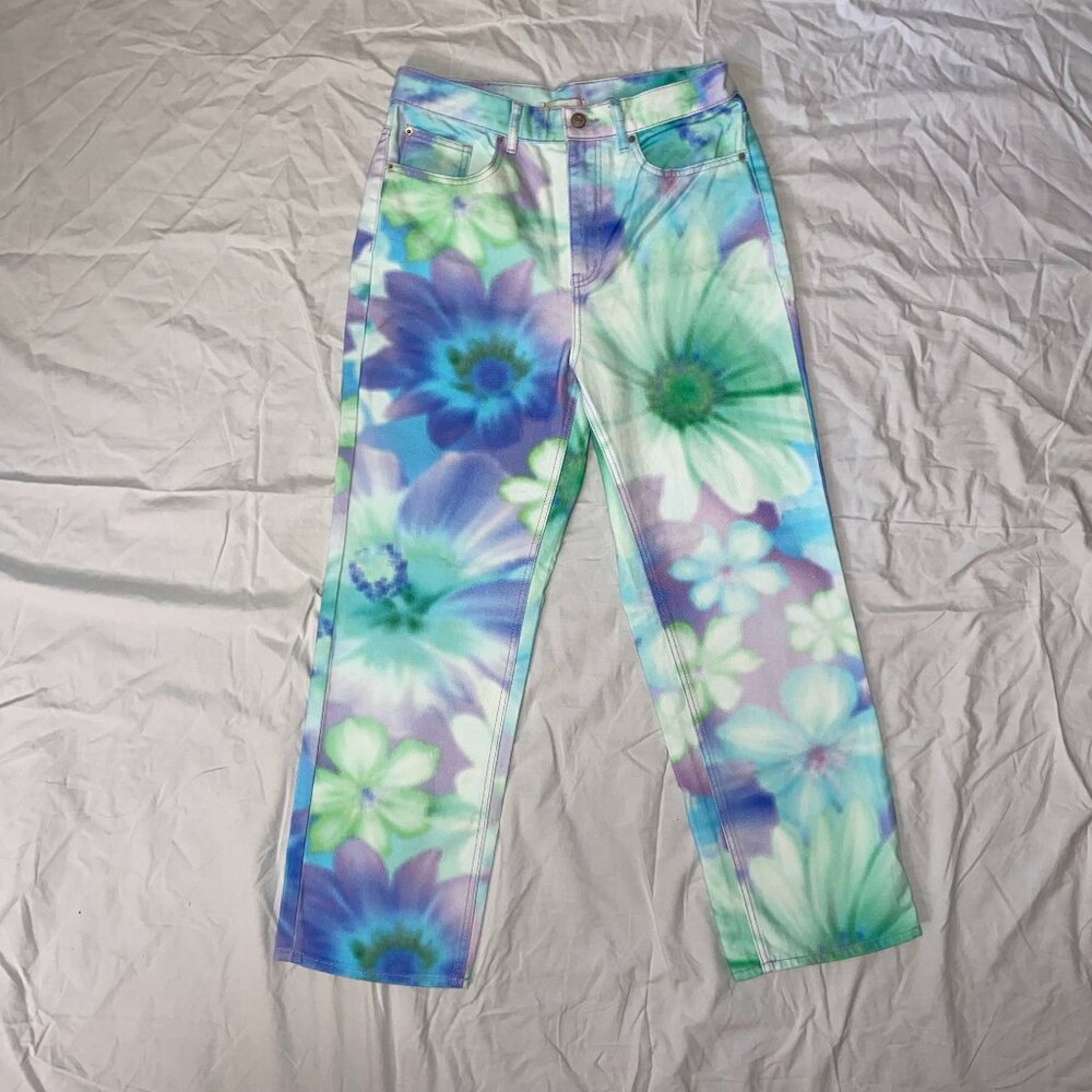Women's Floral Cowboy Jeans - Urban Outfitters